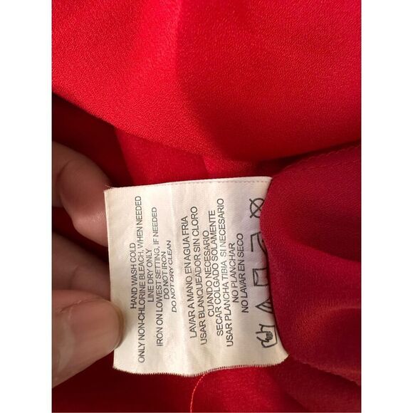 Sequin hearts red blouse size small - Picture 8 of 10